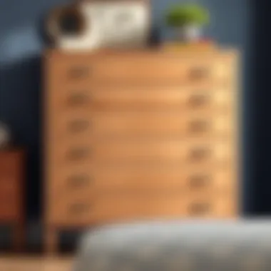 Maintenance tips for tall dressers emphasizing material care