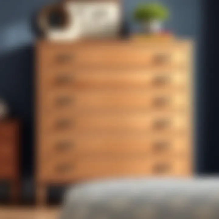 Maintenance tips for tall dressers emphasizing material care