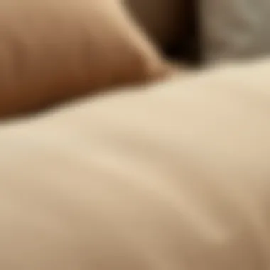 Premium Fabrics for Outdoor Comfort Close-up of high-quality fabric textures suitable for outdoor cushions