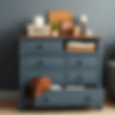 Effective Storage Solutions in Six Drawer Chest Dresser Organized six drawer chest dresser showcasing effective storage solutions