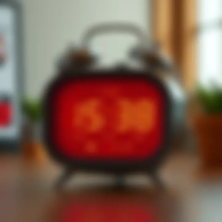 User-Friendly Interface: Enhancing Functionality User-friendly interface of a digital alarm clock