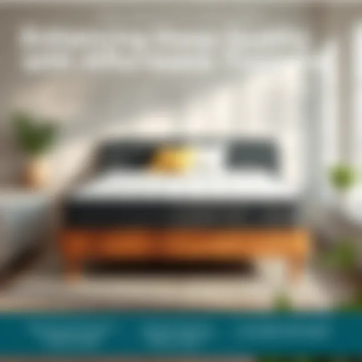 Enhancing Sleep Quality with Affordable Toppers Infographic on sleep quality improvement with mattress toppers