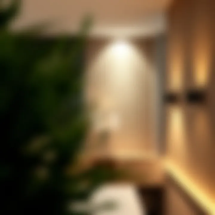 Creating Ambiance with Wall LED Lighting Ambient lighting created by wall LED lights