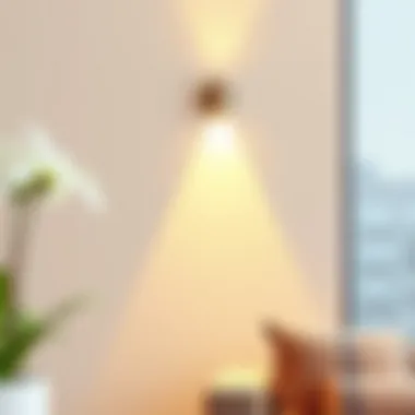 Installing Energy-Efficient Wall Lights Energy-efficient wall LED light installation