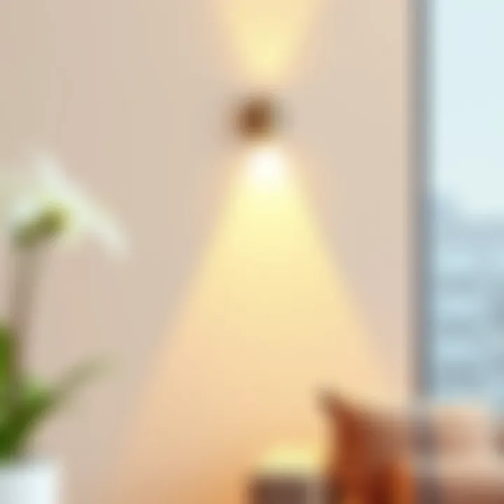 Installing Energy-Efficient Wall Lights Energy-efficient wall LED light installation