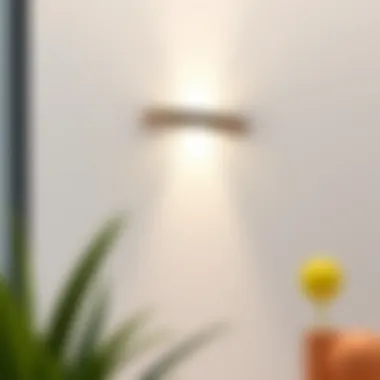 Contemporary Elegance in Wall Lighting Sleek modern wall LED light design