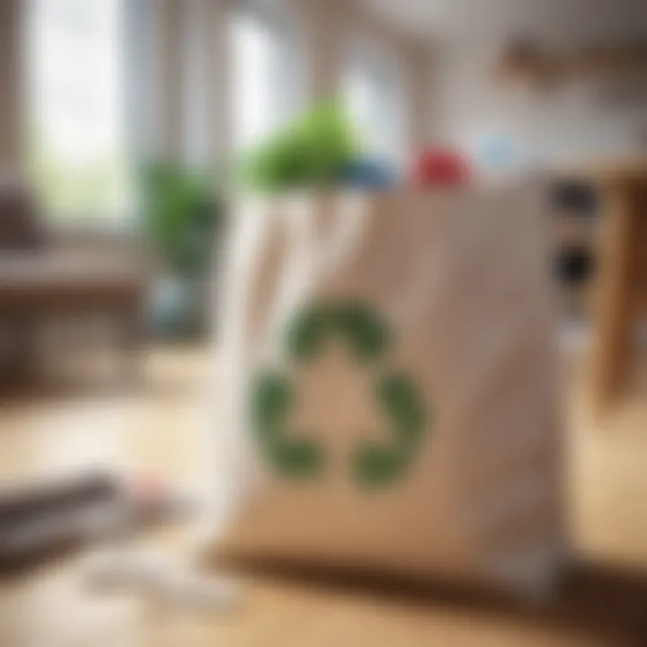 An infographic showing the benefits of using recycle bags