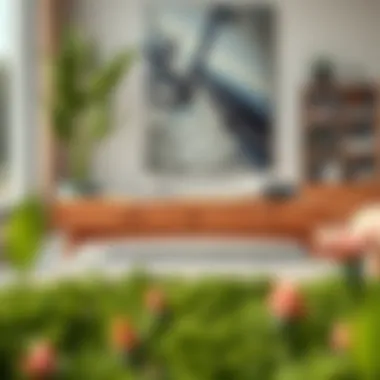 Contemporary long bench crafted from sustainable materials