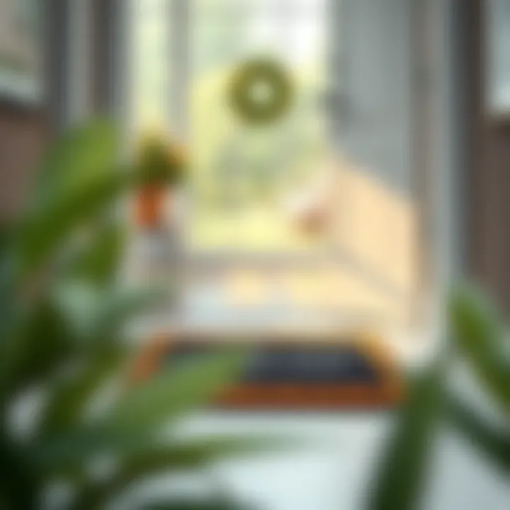 Stylish narrow welcome mat showcasing unique design