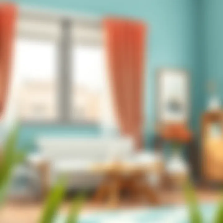 Creative applications of wire cable curtain rods in decor