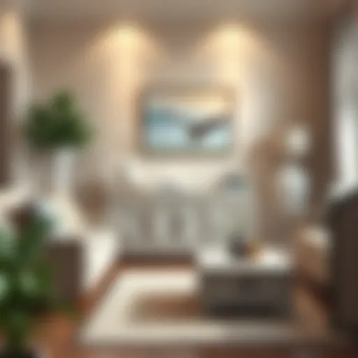 Elegant White Rustic Chest in a Cozy Living Room Elegant white rustic chest in a cozy living room setting