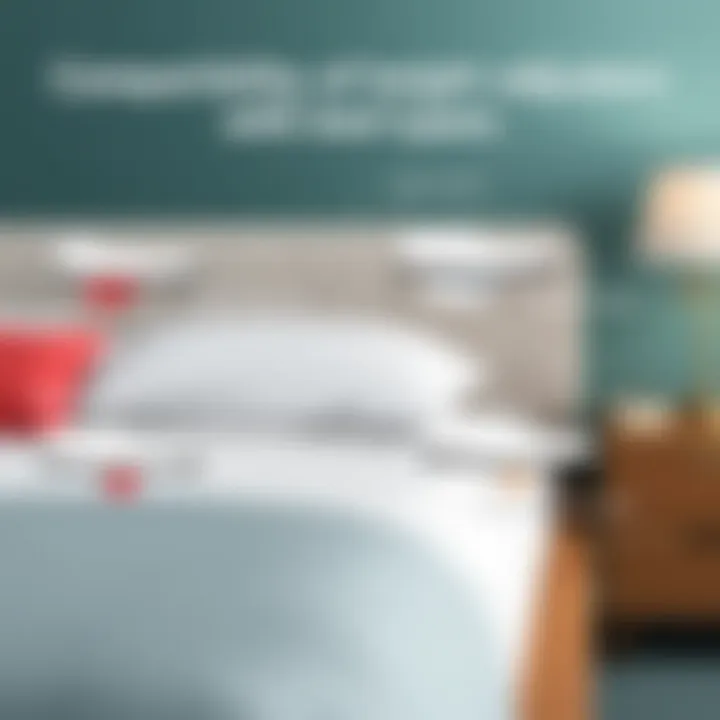 Diagram illustrating compatibility of height adjusters with various bed types