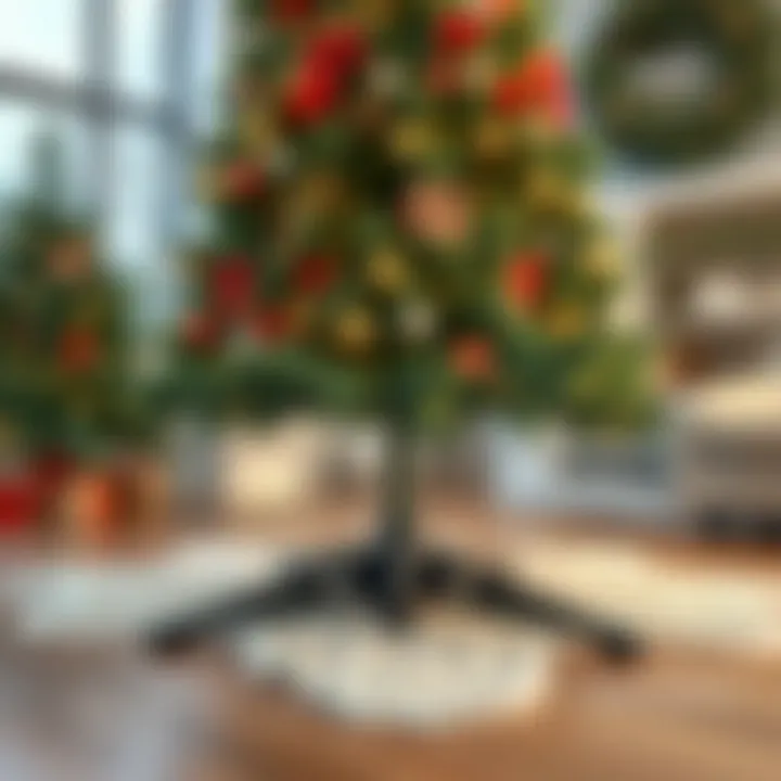 Safety features of a large tree stand