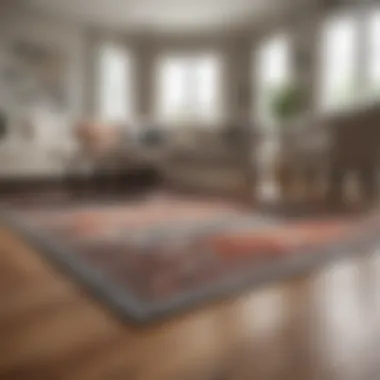 Protecting Your Floors with a Rug Pad Rug pad protecting hardwood flooring