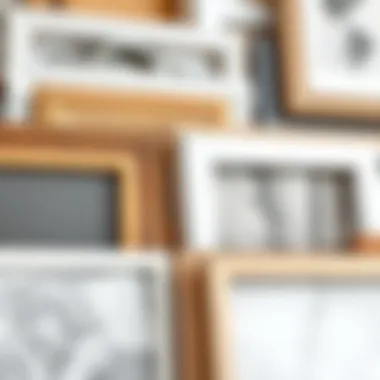 Material Selection for Durability and Style A variety of materials used for poster frames