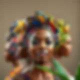 A vibrant array of head wraps showcasing various cultural designs