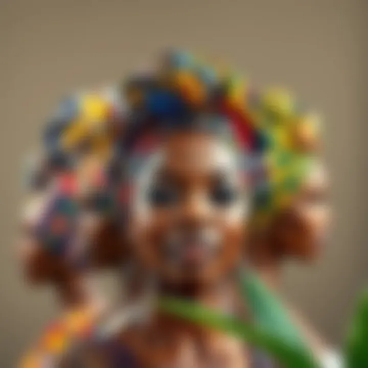 A vibrant array of head wraps showcasing various cultural designs