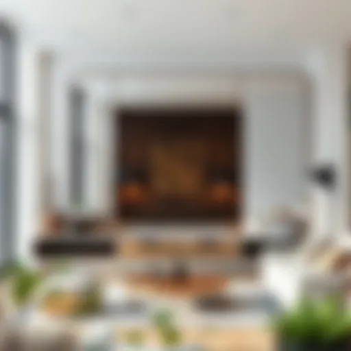 The Impact of Minimalism with XXL Mirrors Elegant XXL wall mirror in a minimalist living room